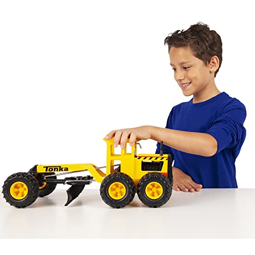 Tonka - Steel Classics Road Grader - Amazon Exclusive - Frustration Free Packaging