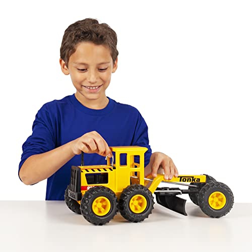 Tonka - Steel Classics Road Grader - Amazon Exclusive - Frustration Free Packaging