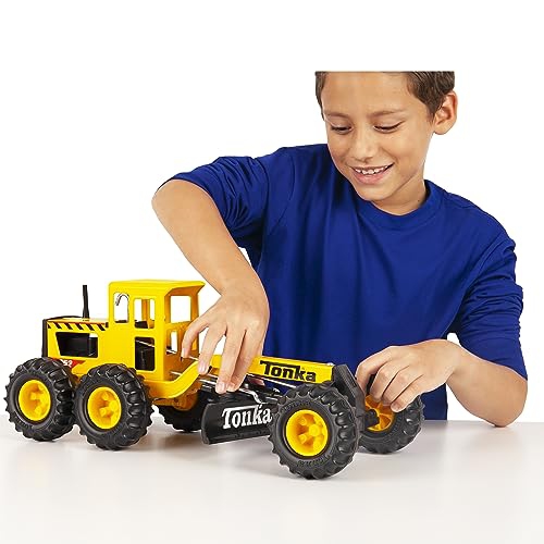 Tonka - Steel Classics Road Grader - Amazon Exclusive - Frustration Free Packaging