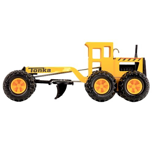 Tonka - Steel Classics Road Grader - Amazon Exclusive - Frustration Free Packaging