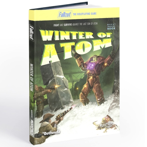 Fallout : Le jeu de rôle Winter of Atom Book - Expansion Hardcover RPG Book, Take Characters from Level 1-21