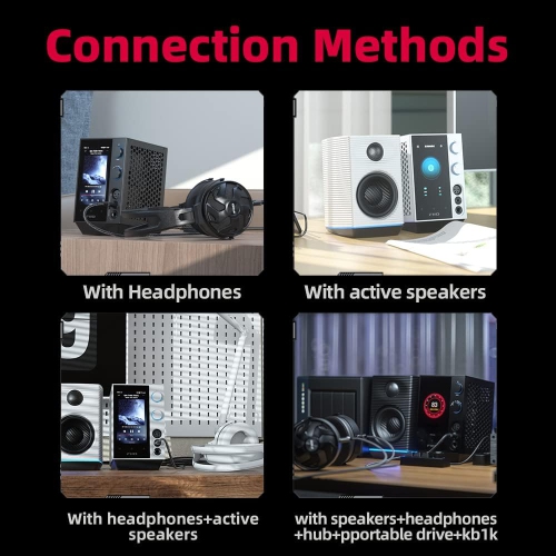 FiiO R7 Snapdragon 660 Desktop Android 10 HiFi Streaming Music Player AMP/DAC ES9068AS chip/THXAAA 788 Headphone Amplifier