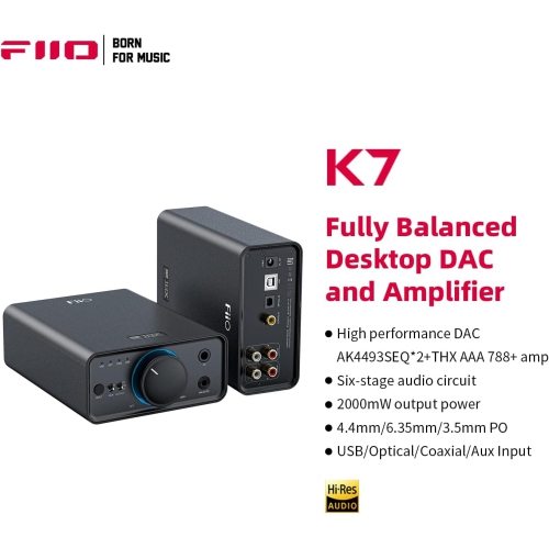 FiiO K7 Desktop DAC and Headphone Amplifier