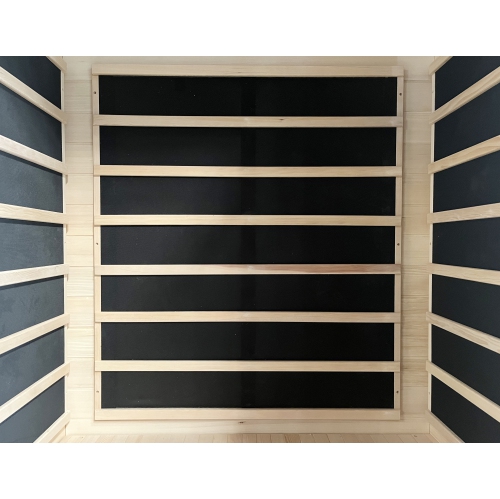 Blispod, Vienne, sauna infrarouge lointain Hemlock canadien EMF très faible, 74,8 x 35,4 po, 2&nbsp;personnes