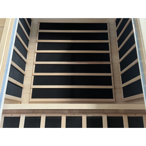 Blispod, Vienne, sauna infrarouge lointain Hemlock canadien EMF très faible, 74,8 x 35,4 po, 2&nbsp;personnes