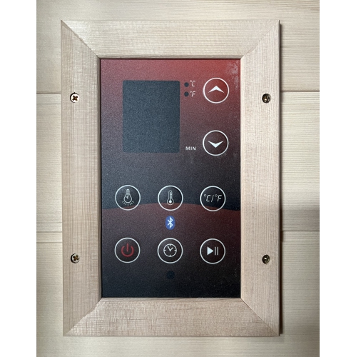 Blispod, Vienne, sauna infrarouge lointain Hemlock canadien EMF très faible, 74,8 x 35,4 po, 2&nbsp;personnes