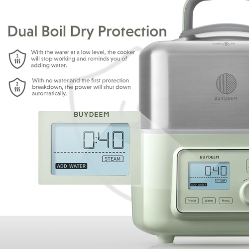 Cuiseur à vapeur électrique de G553 5 pte de cuisson de type vapeur, cuiseur à vapeur multifonction à une touche, vapeur rapide, plateau en acier