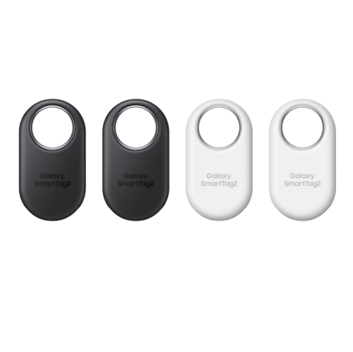 Refurbished Samsung Galaxy SmartTag2 Bluetooth Tracker - 4 Pack - Black/White P/N: EI-T5600KWEGCA