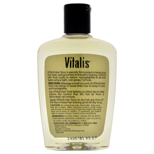 Hair Tonic Liquid de Vitalis pour unisexe - 7&nbsp;oz Tonic