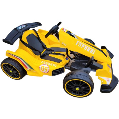 Zoom Buggeez 2024 12V Ferrari Style Kids Electric Ride On Go Kart