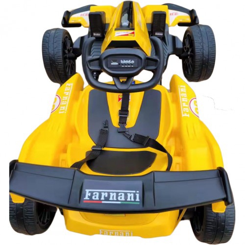 Zoom Buggeez 2024 12V Ferrari Style Kids Electric Ride On Go Kart
