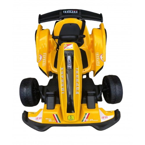 Zoom Buggeez 2024 12V Ferrari Style Kids Electric Ride On Go Kart