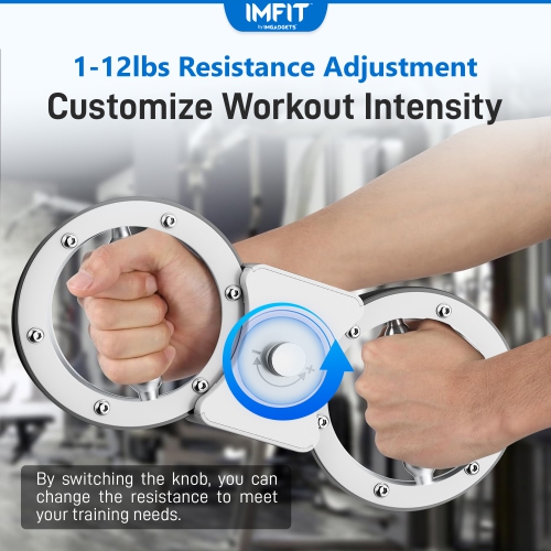 IMFIT SpinGear Spinning Burn Rotator Machine | Dual-Arm Design | Adjustable Resistance, 360-Degree Rotation Anti-Slip Handle Real-Time Tracking LCD