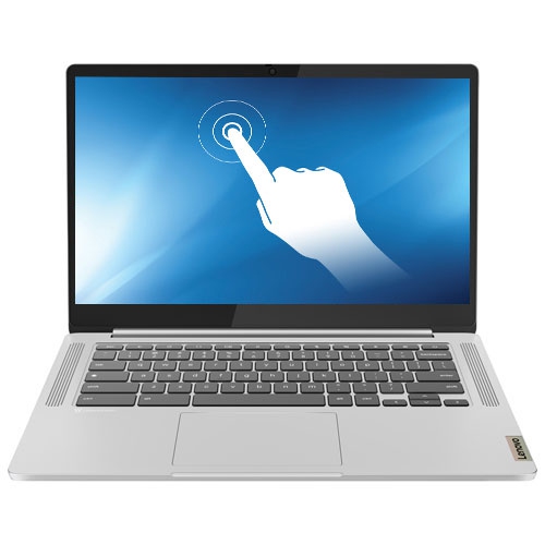 Remis à neuf - Chromebook tactile IdeaPad Slim 3 14 po Lenovo - Gris nuage (MediaTek Kompanio 520/128&nbsp;Go eMMC/RAM 8&nbsp;Go)
