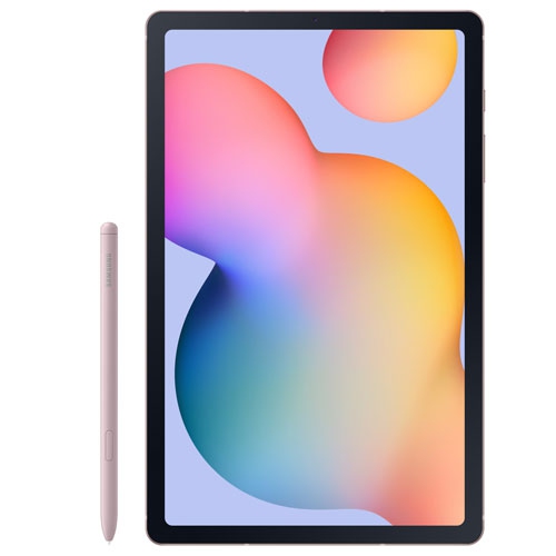 Refurbished - Samsung Galaxy Tab S6 Lite 10.4" 64GB Android Tablet with Exynos 1280 - Pink