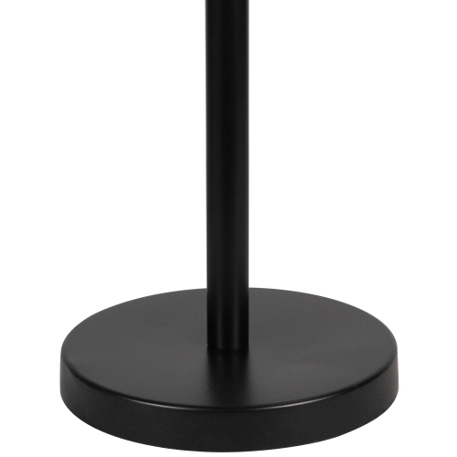 Iron Table Lamp with Laser-Cut Shade - 30" - Black and Gold