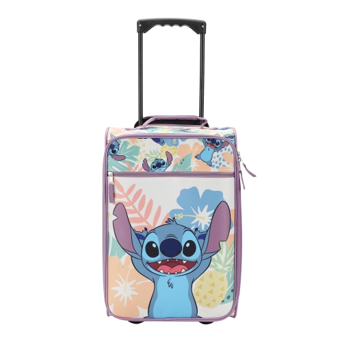 Valise pour enfant de 18 po collage de feuillage tropical de LILO & Stitch