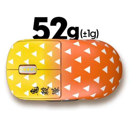 Pulsar X2 V2 Mini Demon Slayer Wireless Gaming Mouse - Ultra-Lightweight 52g, PAW3395 26K DPI Sensor, Optical Switches, Symmetrical Design, Lag-Free