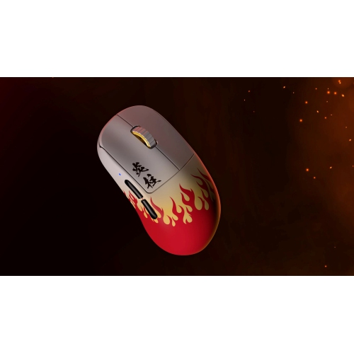 Pulsar X2H Demon Slayer Wireless Gaming Mouse - Ultra-Lightweight 55g, PAW3395 26K DPI Sensor, Optical Switches, Symmetrical Design High Hump,