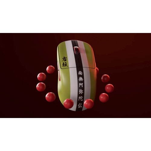 Pulsar X2A Demon Slayer Wireless Gaming Mouse - Ultra-Lightweight 58g, PAW3395 26K DPI Sensor, Optical Switches, Ambidextrous, Lag-Free 2.4GHz