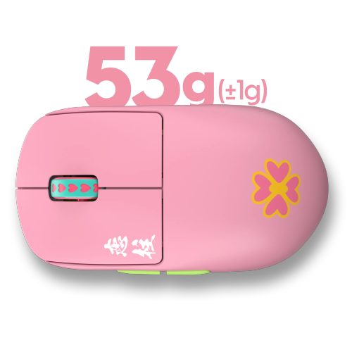 Pulsar X2H Mini Demon Slayer Wireless Gaming Mouse Ultra-Lightweight 55g, PAW3395 26K DPI Sensor Optical Switches Symmetrical Design High Hump