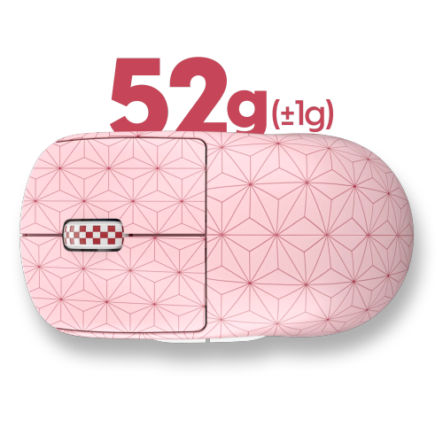 Pulsar X2 V2 Mini Demon Slayer Wireless Gaming Mouse Ultra-Lightweight 52g PAW3395 26K DPI Sensor Optical Switches Symmetrical Design, Lag-Free