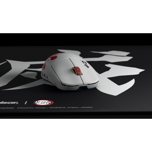 Pulsar X2H Demon Slayer Wireless Gaming Mouse Ultra-Lightweight 55g, PAW3395 26K DPI Sensor, Optical Switches, Symmetrical Design High Hump, Lag-Free