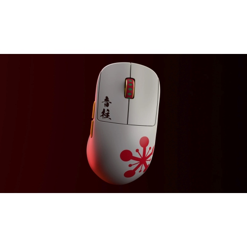 Pulsar X2H Demon Slayer Wireless Gaming Mouse Ultra-Lightweight 55g, PAW3395 26K DPI Sensor, Optical Switches, Symmetrical Design High Hump, Lag-Free