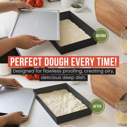 Chef Pomodoro Authentic Detroit-Style Pizza Pan Lid