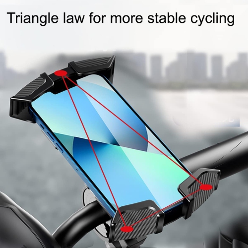 Bike Handlebar Phone Holder,Motorcycle Phone Mount Motorcycle Handlebar Cell Phone Clamp,Phone Clip for iPhone 11/12/13/14 Series,and More 4.7" -