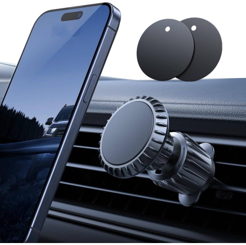 NONE Magnetic Phone Holder Car Mount, Lamicall [4Th Generation Super Magnet] Car Vent Phone Holder Mount, [360° Rotatable] Car Phone Holder, Longer Hook Clip, Fits All Cellphones