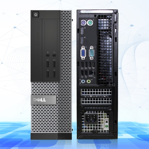 Refurbished - Dell Desktop PC 7020 SFF Mini Computer | Intel Core i5 | 16GB RAM | 256GB SSD | AC7260 Built-in WiFi 5 | Bluetooth Adapter | Windows 10