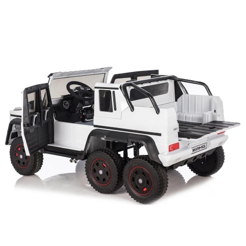 Zoom Buggeez Licensed Mercedes Benz AMG G63 G Wagon 6 Wheel 24V DELUXE Two Seater Kids Ride On Car