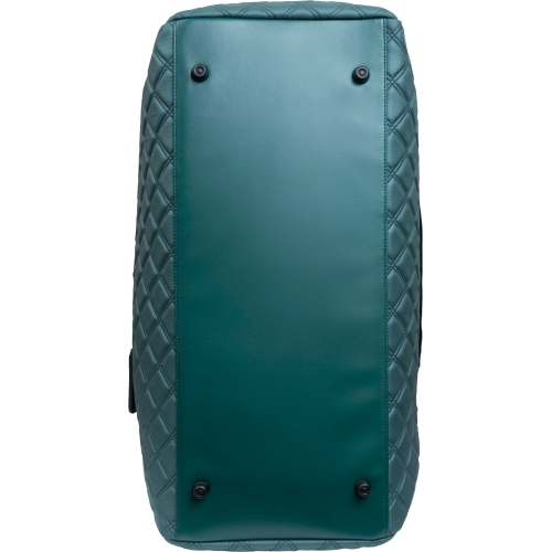 Joan & David 22 Inch Diamond Quilted Puffer Nylon Duffle Bag - Spruce