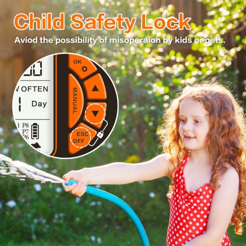 axGear Garden Automatic Water Timer Programmable Irrigation Controller Plan Watering