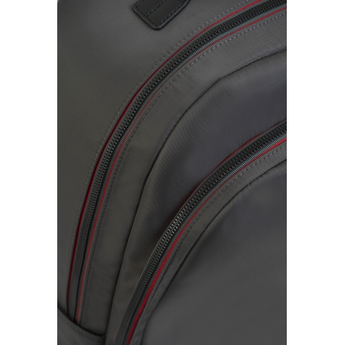 Joan & David 19 Inch Twill Nylon Workbook Backpack - Charcoal