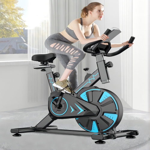 Vélo d'entraînement cardio intérieur vélo stationnaire vélo d'exercice à la maison exerciseur de rythme cardiaque R d'axGear