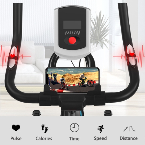 Vélo d'entraînement cardio intérieur vélo stationnaire vélo d'exercice à la maison exerciseur de rythme cardiaque R d'axGear