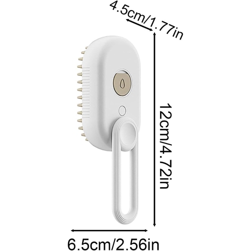 axGear Pet Grooming Brush Cat Dog Hair Cleaning Massage Comb w/ Water Liquid Inlet