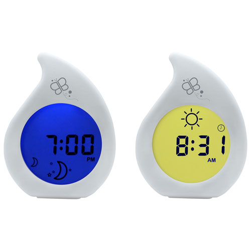 bbluv Klock Sleep Training Alarm Clock - White