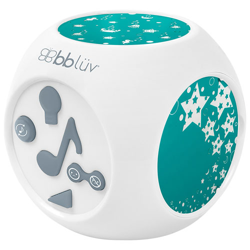 bbluv Kube Sound Machine with Night Light - Aqua