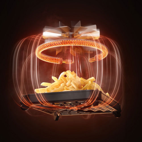 T-Fal Infra-heat Infrared 7-in-1 Air Fryer - 6L/6.3Qt - Graphite