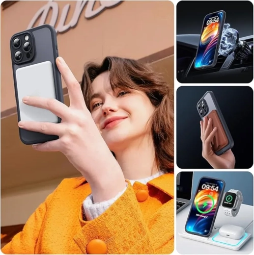 Magnetic iPhone 16 Pro Max Case, [Full Camera Protection] [MagSafe Compatible] [15FT Military Grade Drop Protection] for iPhone 16 Pro Max 6.9 Inch,