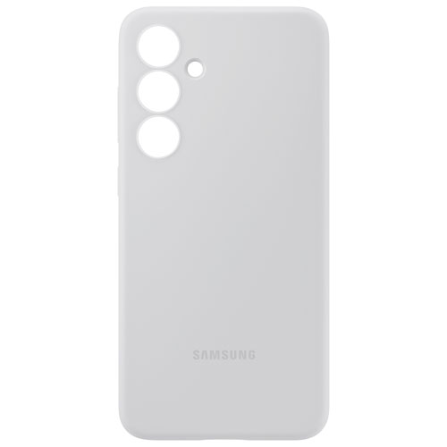 Étui souple ajusté en silicone pour Galaxy S24 FE de Samsung - Gris