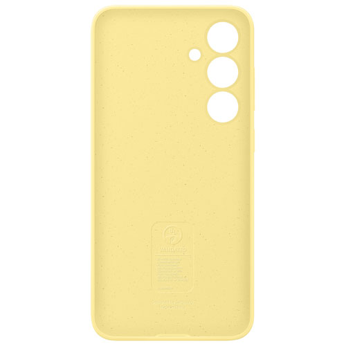 Étui souple ajusté en silicone de Samsung pour Galaxy S24 FE - Jaune