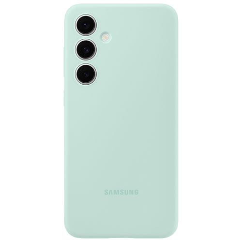 Étui souple ajusté en silicone pour Galaxy S24 FE de Samsung - Menthe