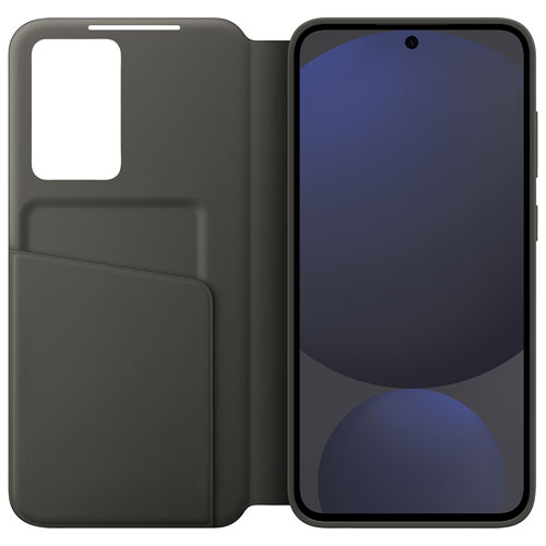 Étui à rabat S-View pour Galaxy S24 FE de Samsung - Noir