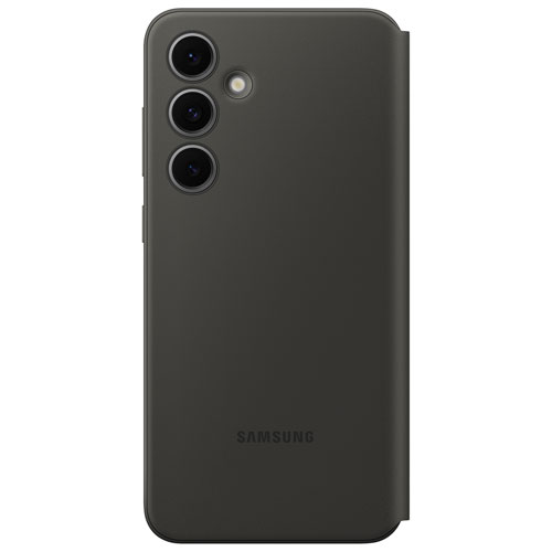 Étui à rabat S-View pour Galaxy S24 FE de Samsung - Noir