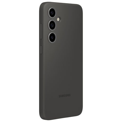 Étui souple ajusté en silicone pour Galaxy S24 FE de Samsung - Noir