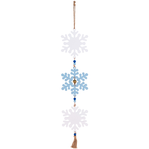 Glittered Joy Snowflakes Christmas Wall Sign - 26"